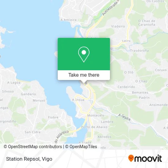 Station Repsol map