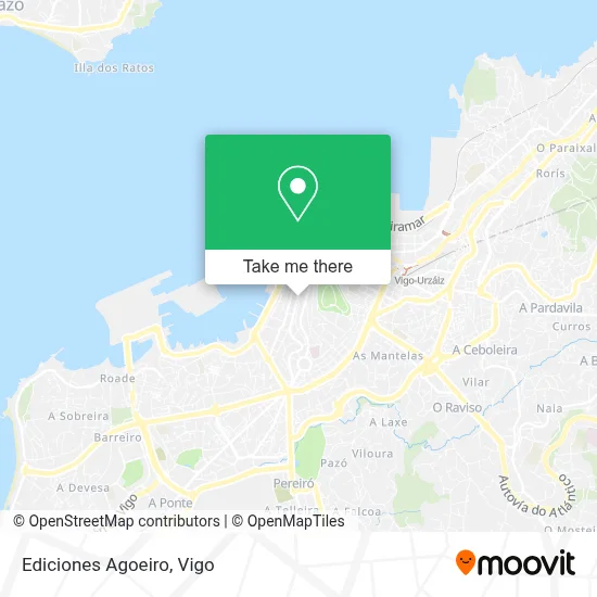 Ediciones Agoeiro map