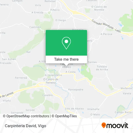 Carpinteria David map