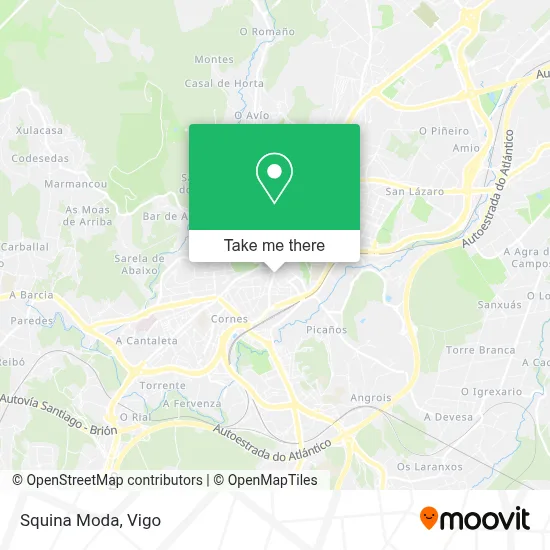 Squina Moda map