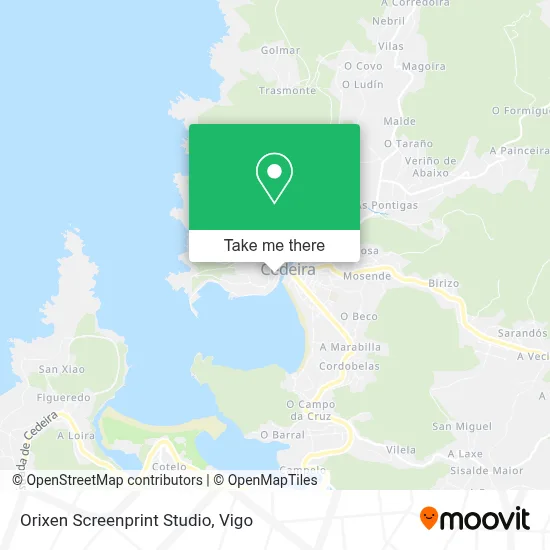 Orixen Screenprint Studio map