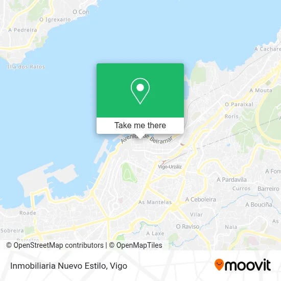 Inmobiliaria Nuevo Estilo map