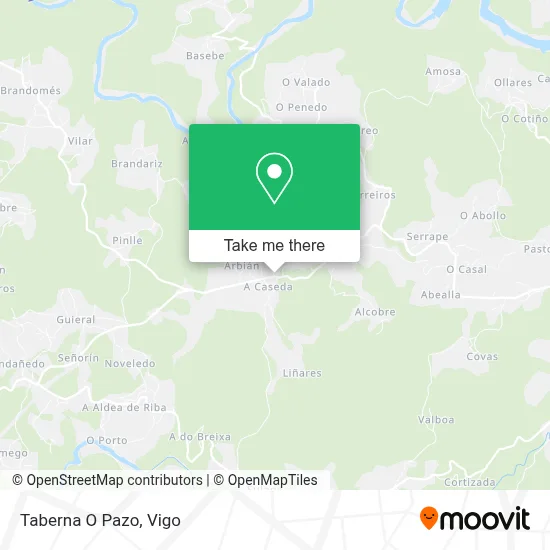 Taberna O Pazo map