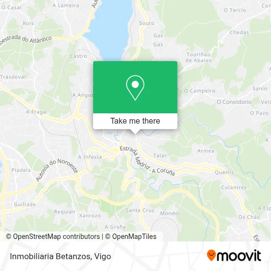 Inmobiliaria Betanzos map