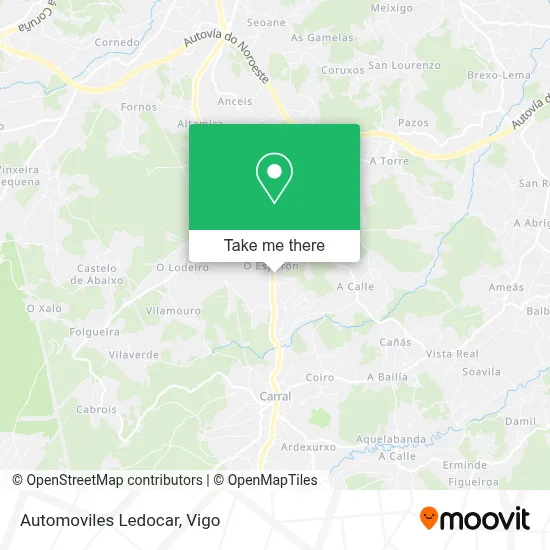 Automoviles Ledocar map
