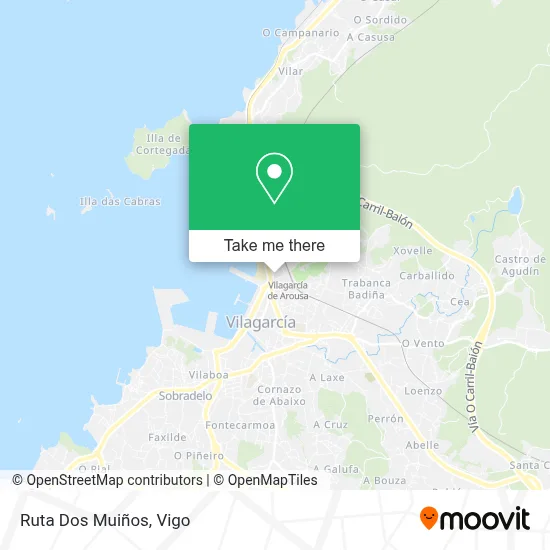 Ruta Dos Muiños map