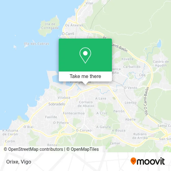 Orixe map