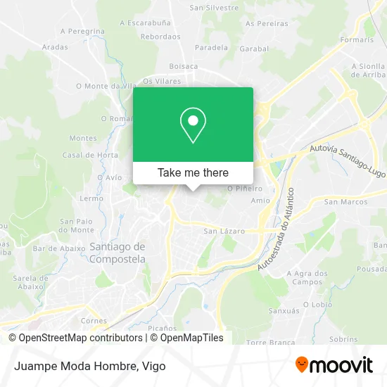 Juampe Moda Hombre map