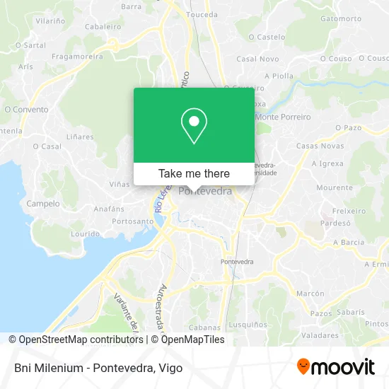 Bni Milenium - Pontevedra map