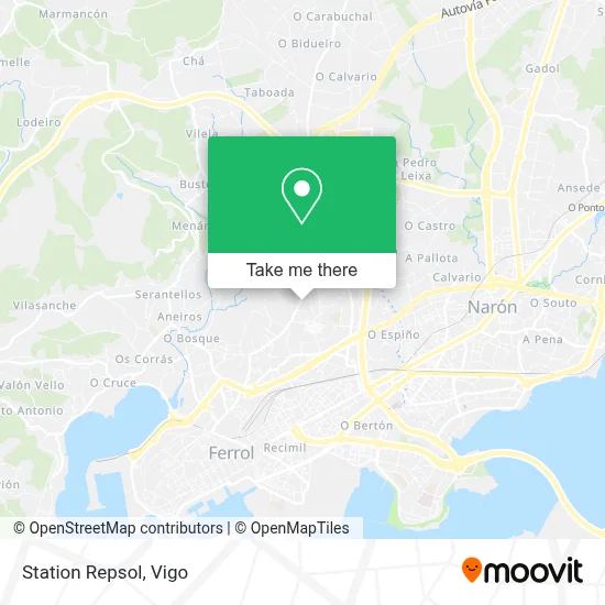 Station Repsol map