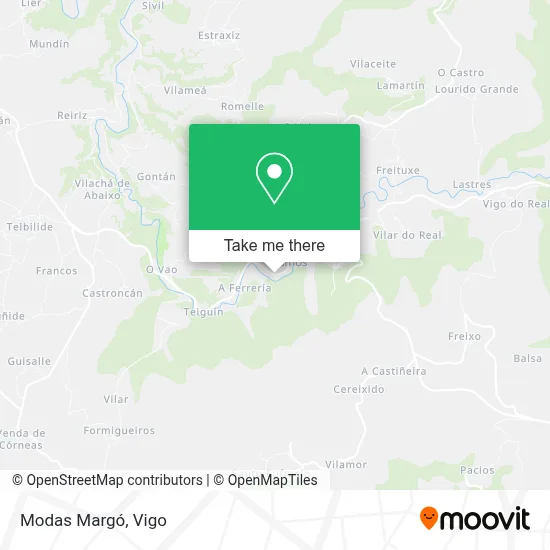 Modas Margó map