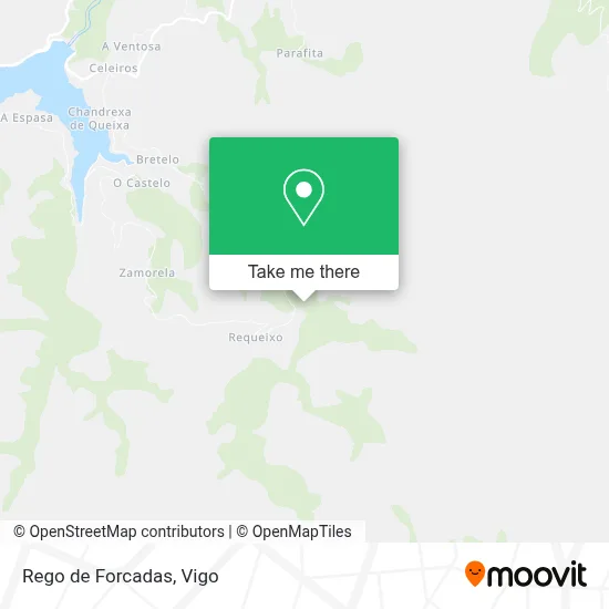 Rego de Forcadas map