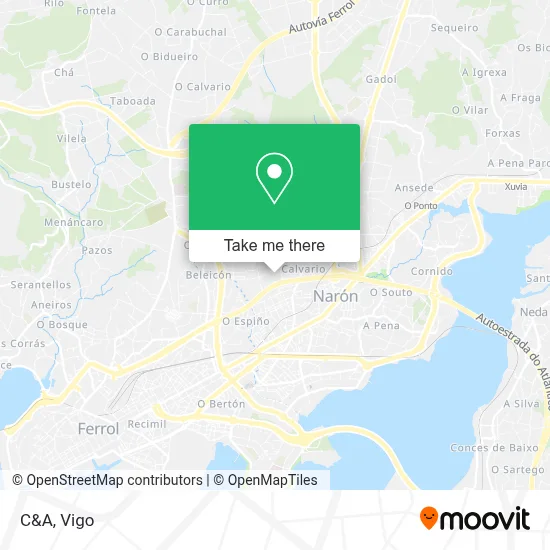 C&A map