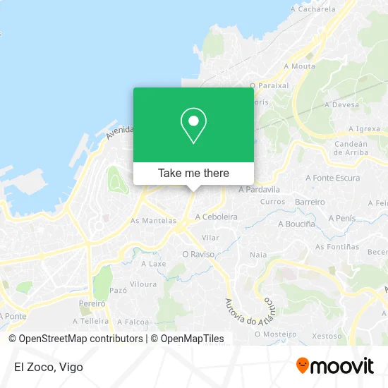 El Zoco map