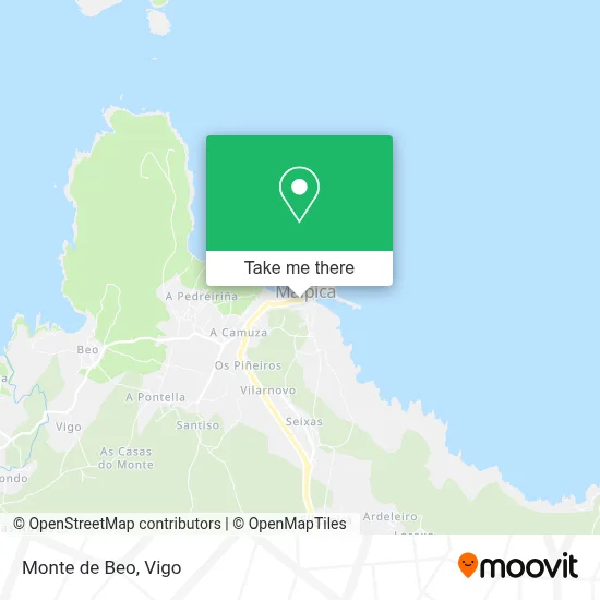 Monte de Beo map