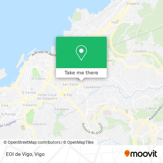 EOI de Vigo map