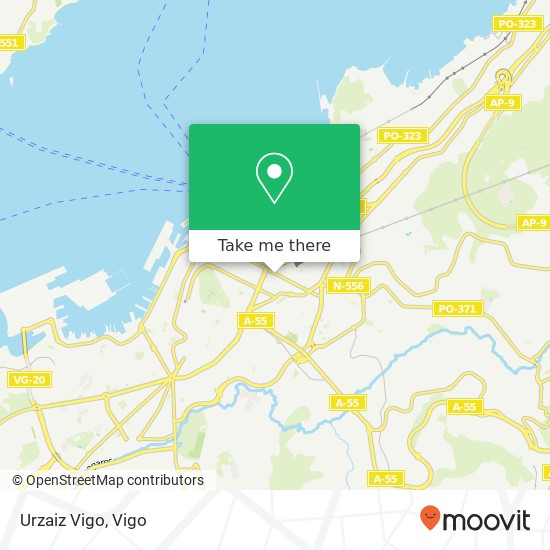 mapa Urzaiz Vigo