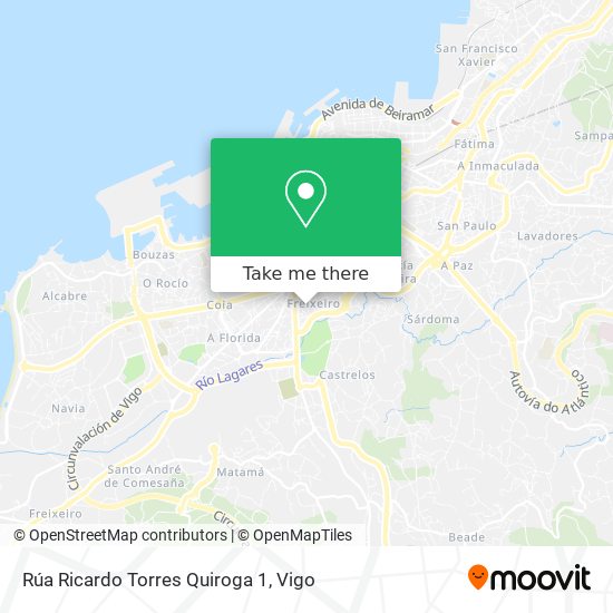 mapa Rúa Ricardo Torres Quiroga 1