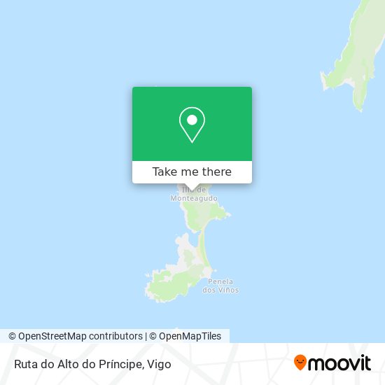 Ruta do Alto do Príncipe map