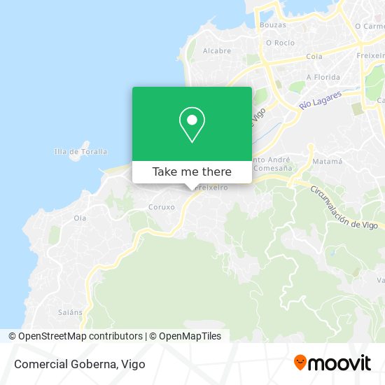 Comercial Goberna map