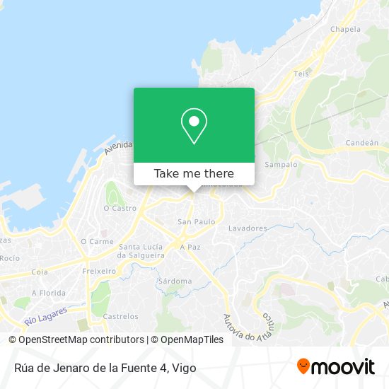 Rúa de Jenaro de la Fuente 4 map