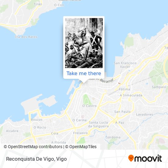 Reconquista De Vigo map