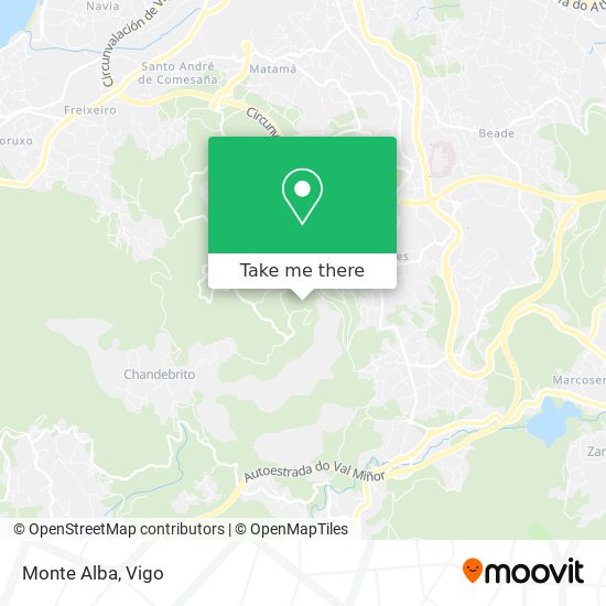 Monte Alba map