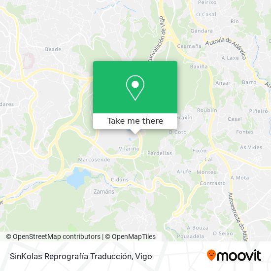 SinKolas Reprografía Traducción map