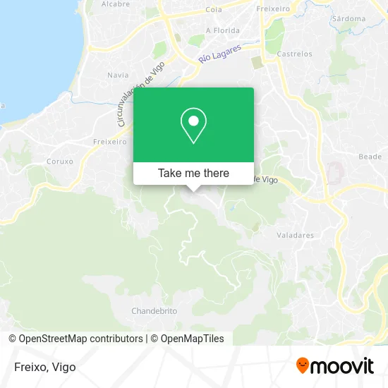 Freixo map