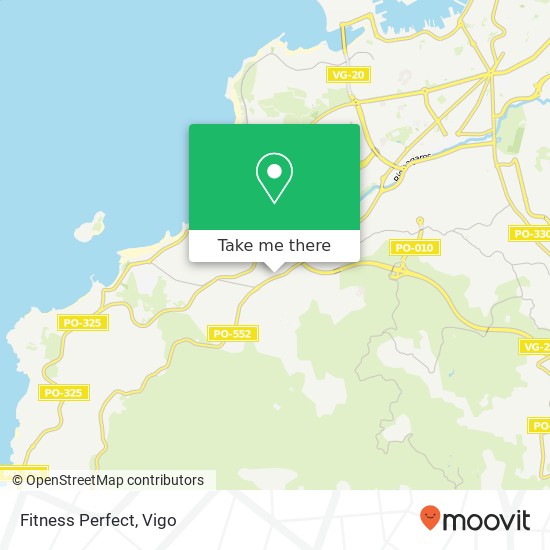 Fitness Perfect map