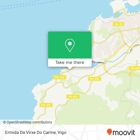 Ermida Da Virxe Do Carme map