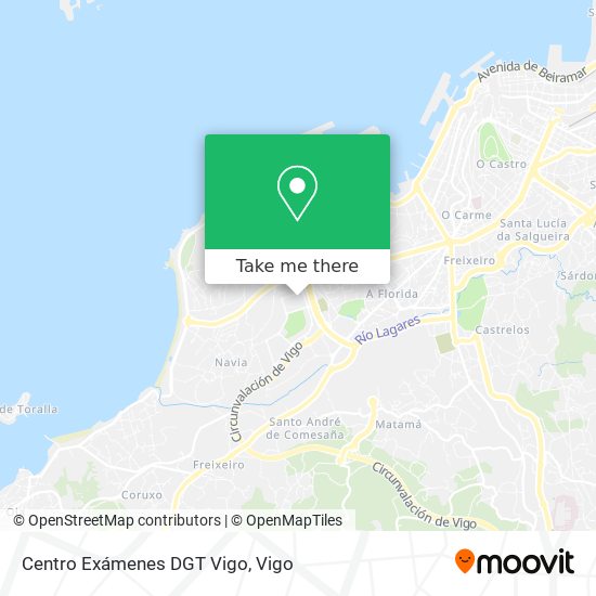Centro Exámenes DGT Vigo map