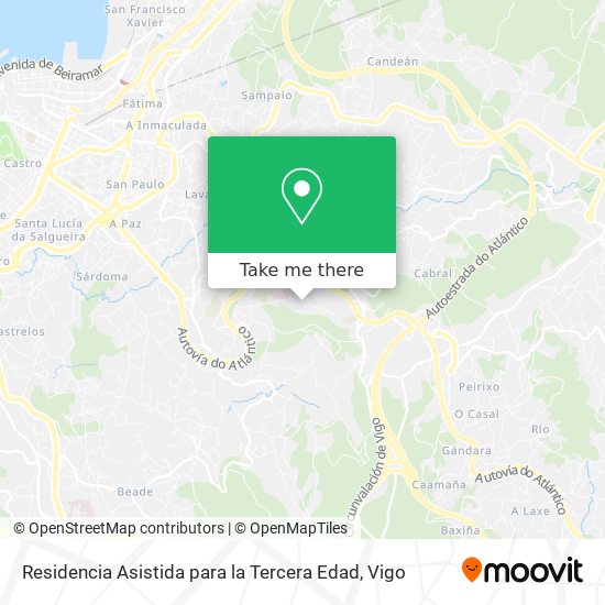 Residencia Asistida para la Tercera Edad map