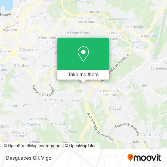 Desguaces Gil map