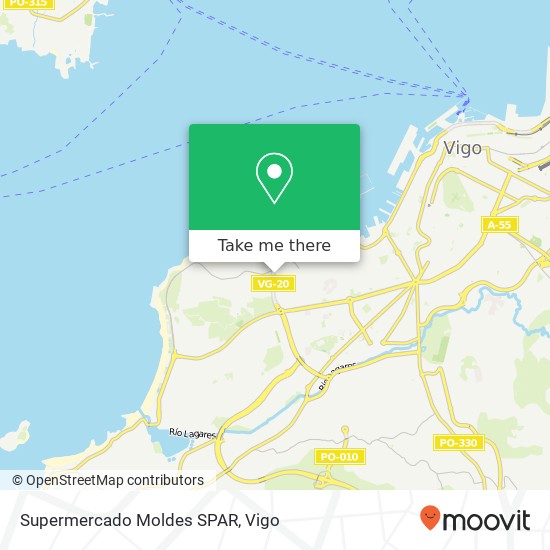 mapa Supermercado Moldes SPAR