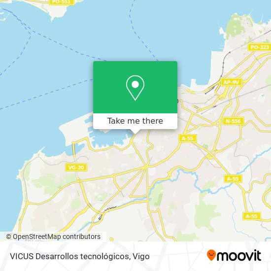 VICUS Desarrollos tecnológicos map