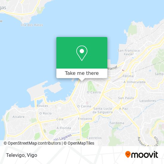 mapa Televigo