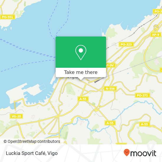 Luckia Sport Café map