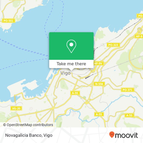 Novagalicia Banco map