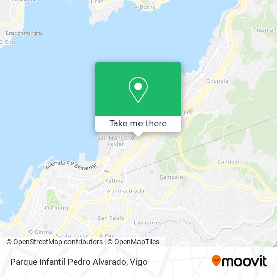Parque Infantil Pedro Alvarado map