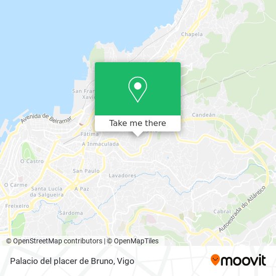 Palacio del placer de Bruno map