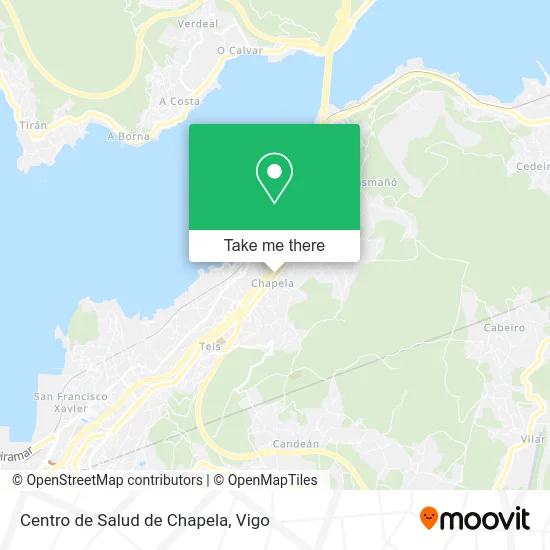 Centro de Salud de Chapela map