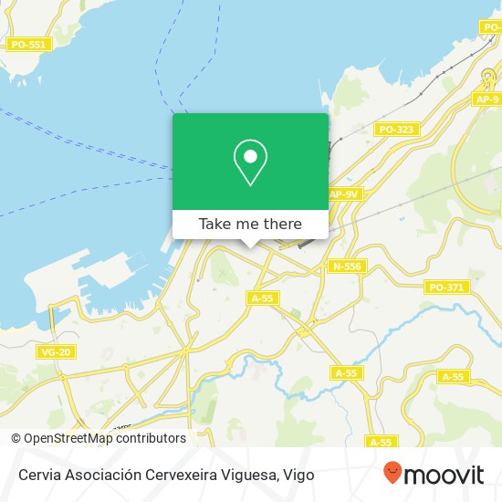 Cervia Asociación Cervexeira Viguesa map