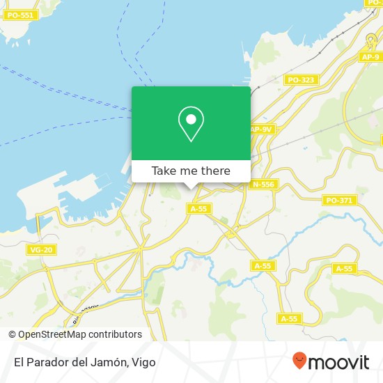 El Parador del Jamón map