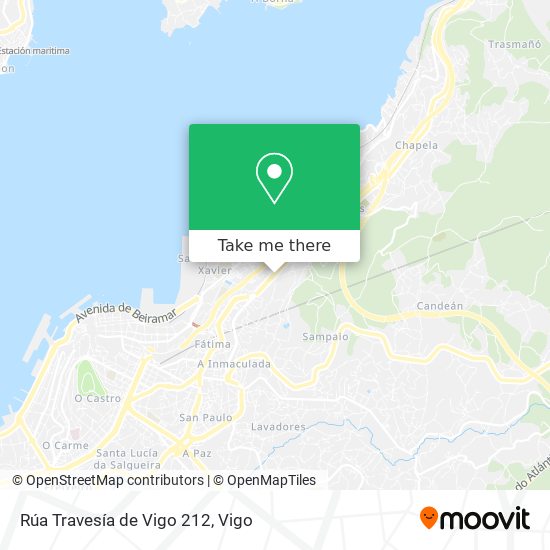 Rúa Travesía de Vigo 212 map