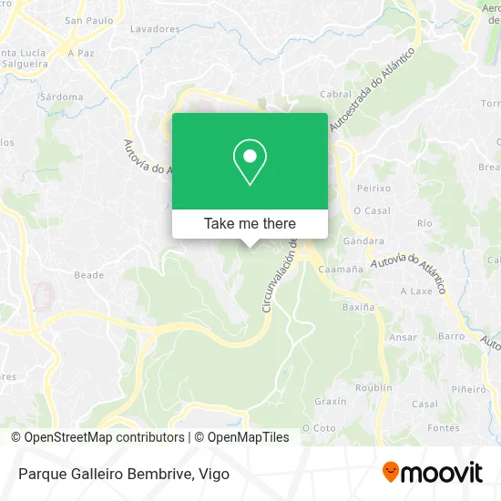 Parque Galleiro Bembrive map
