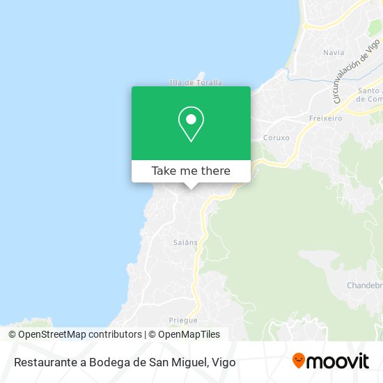 Restaurante a Bodega de San Miguel map