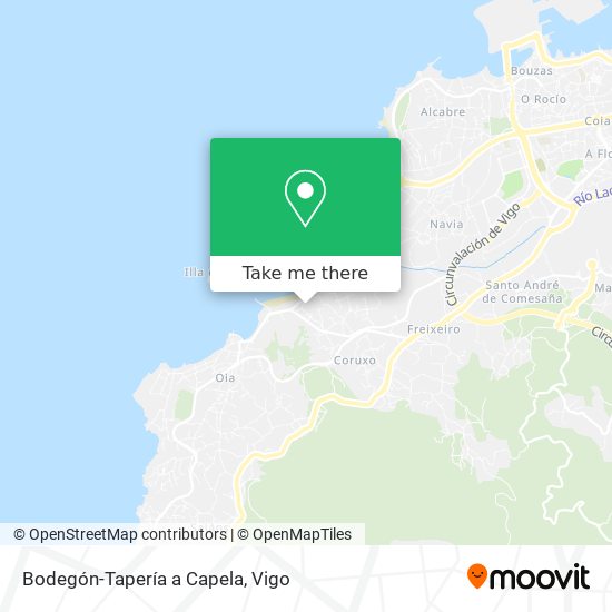 Bodegón-Tapería a Capela map