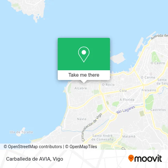 Carballeda de AVIA map