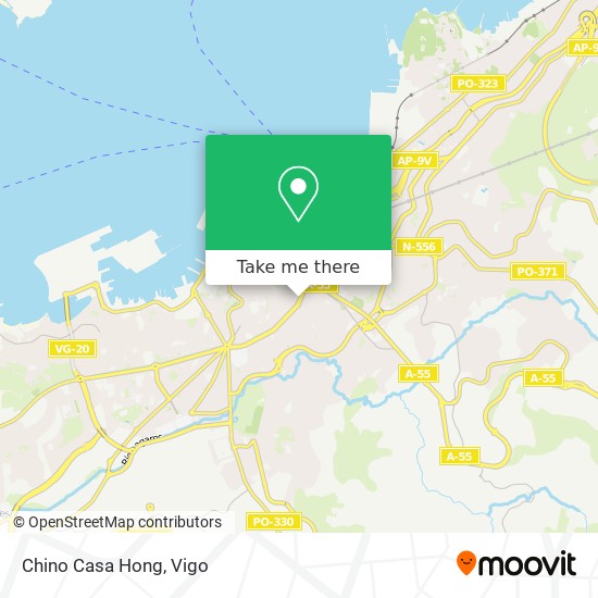 mapa Chino Casa Hong